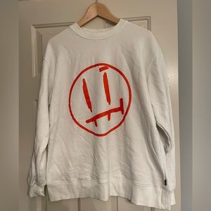 ITER face logo crewneck sweatshirt